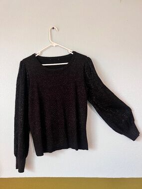 Comfy black sparkle sweater